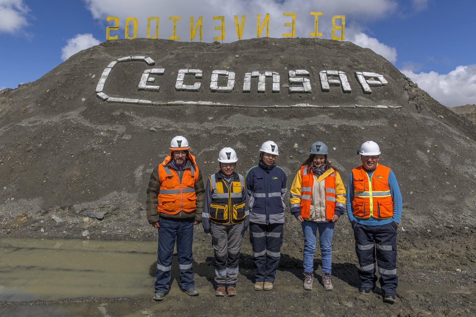 Gold-mining cooperative San Francisco, part of Cecomsap, Ananea, Puno, Peru. 