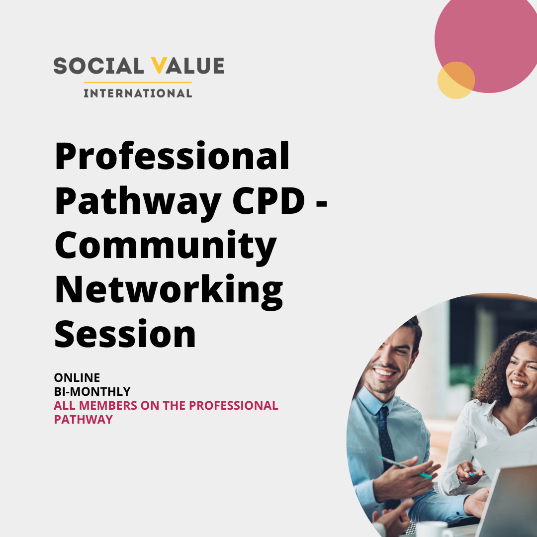 CPD events: Professional Pathway CPD - Community Networking Session