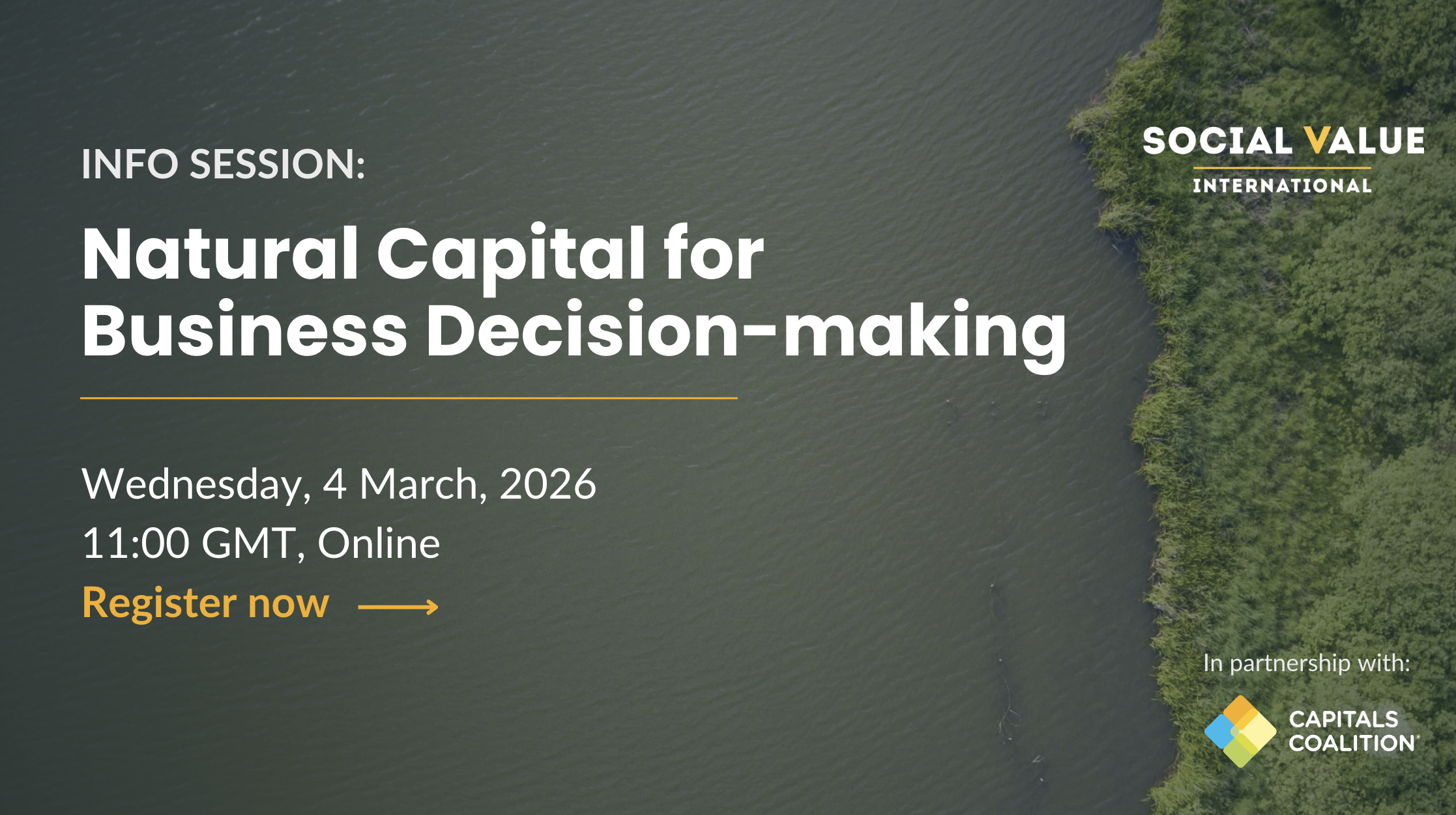Info Session: Natural Capital for Business Decision-Making