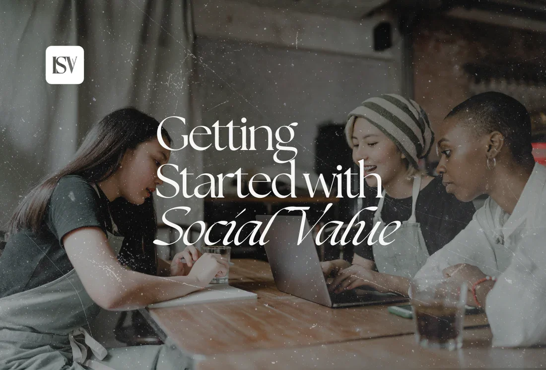 Getting Started with Social Value Level 1 training