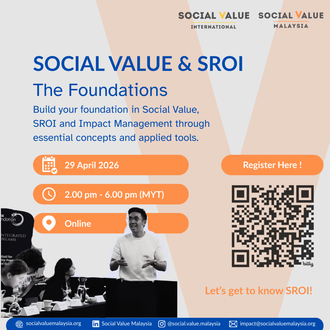 Social Value and Sroi Training: The Foundations course (Level 1)