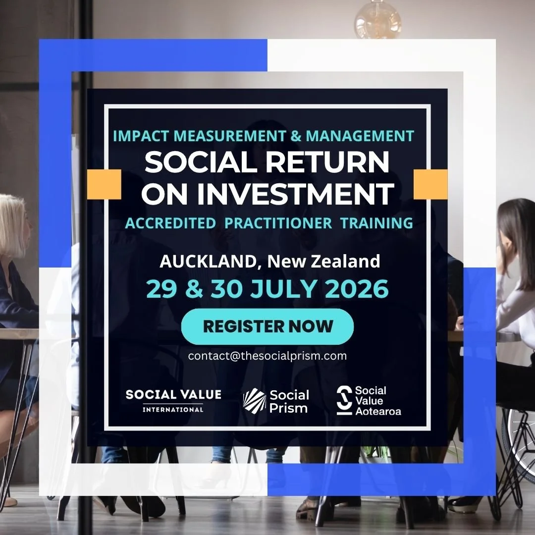 Social Value and SROI Practitioner Training - Auckland