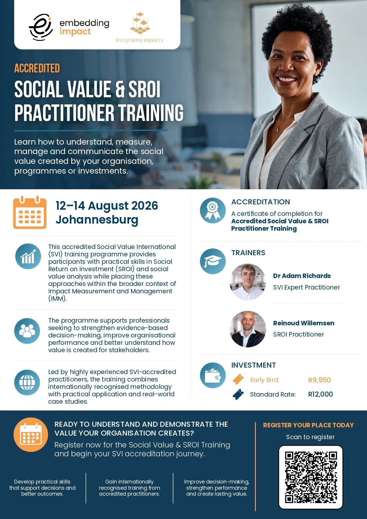 Social Value and SROI Practitioner Training - Johannesburg