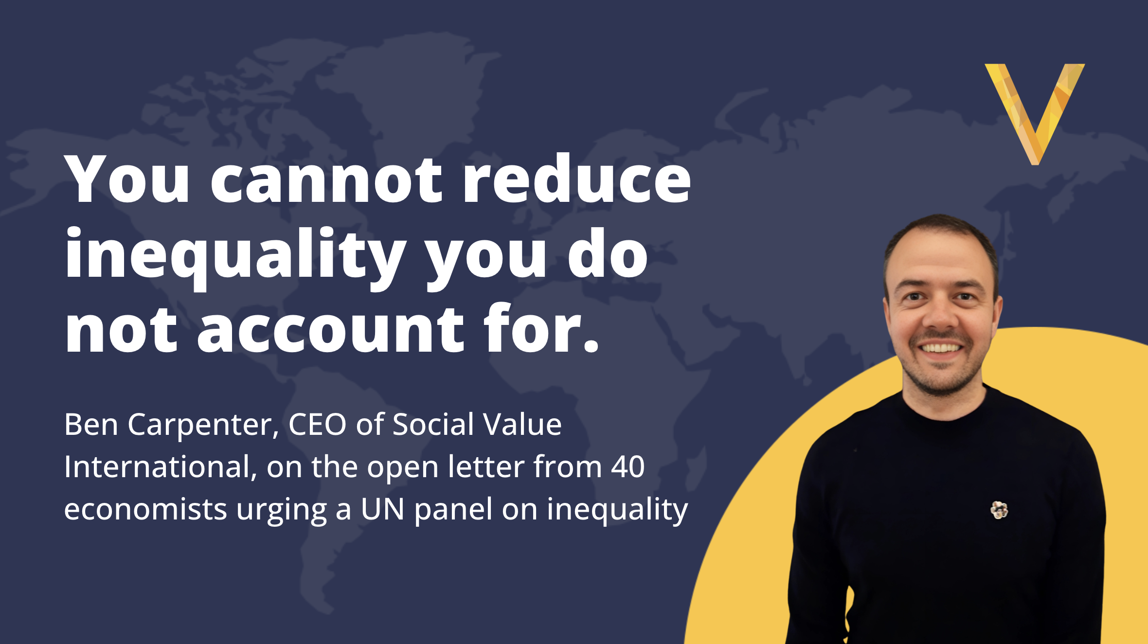 You cannot reduce inequality you do not account for