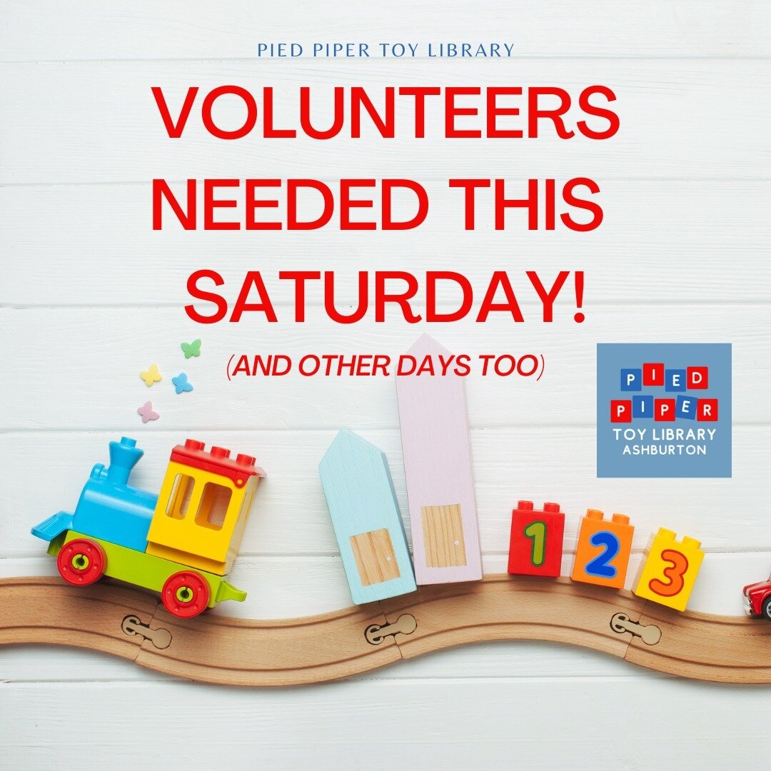 Attention toy library members! We are low on volunteers this Saturday (3rd Dec) from 11-12pm, so if you haven't volunteered lately, please sign up on our website, link in bio! It's a good time to get your hours done before the holiday closure, so don