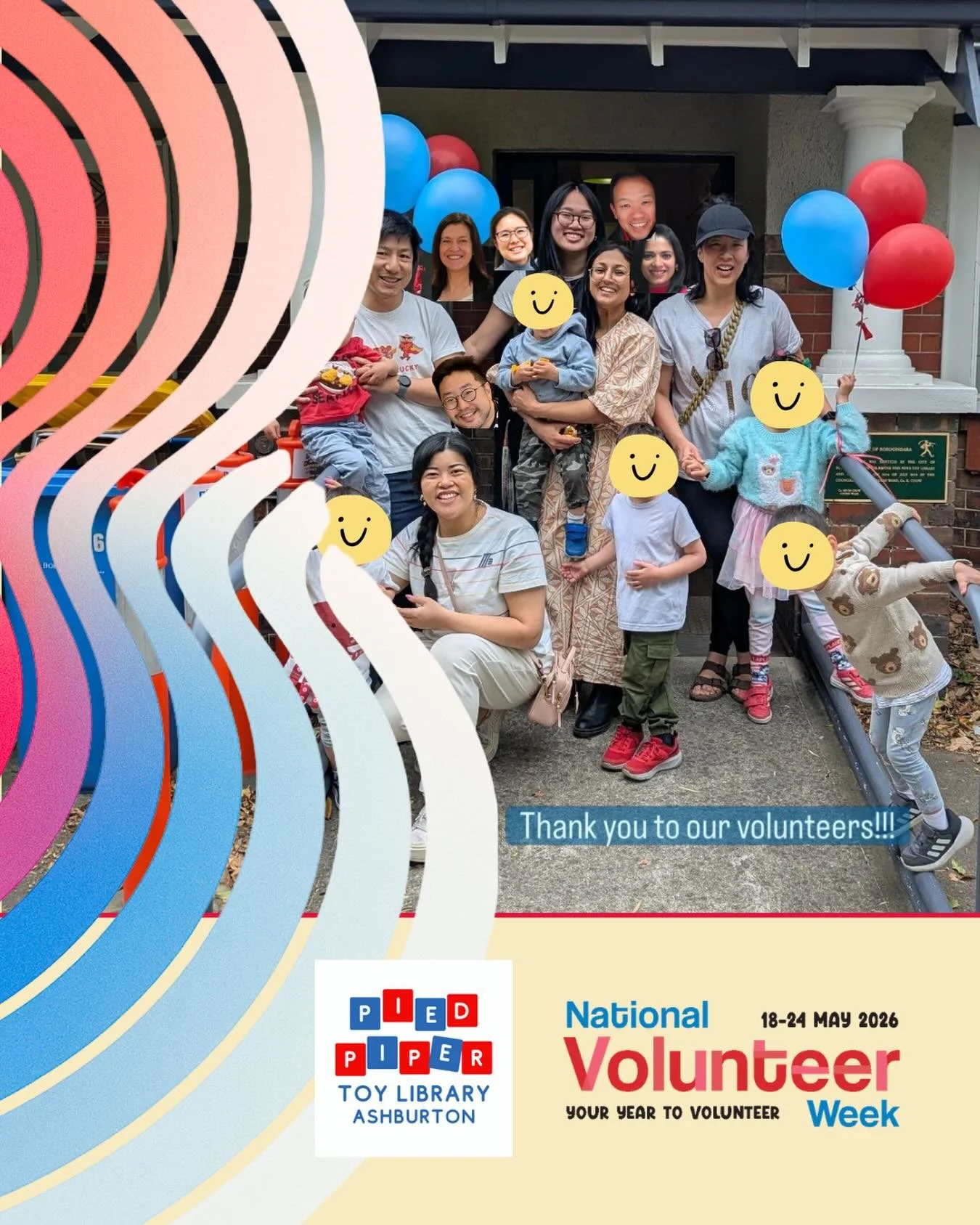 It&rsquo;s National Volunteers Week and we&rsquo;re celebrating the heart of the Pied Piper Toy Library - our incredible volunteers 💛

From helping families choose toys, organising returns, keeping shelves stocked, all the BTS work and creating such