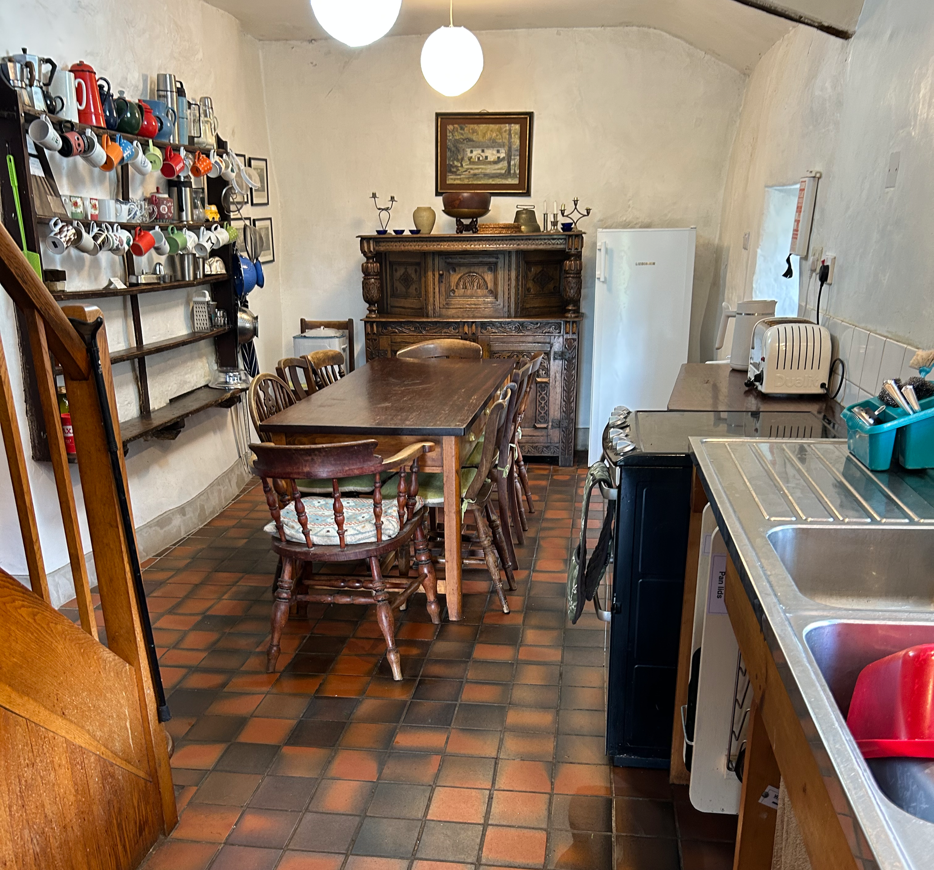 Kitchen and dining area