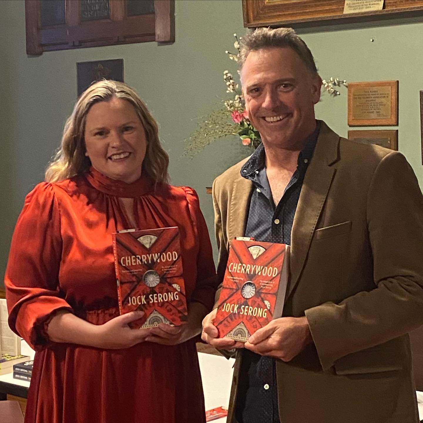 I don&rsquo;t think I&rsquo;ve ever read anything quite like this story &amp; it was an absolute honour to meet &amp; interview the author Jock Serong last night.&nbsp;

Cherrywood is absolutely beautiful, but so very hard to describe! &nbsp;The word