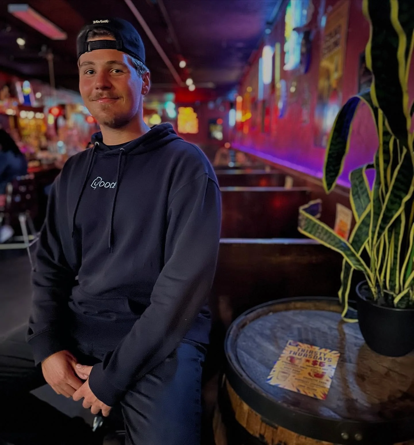 🔥🔥STAFF SPOTLIGHT 🔥🔥 

If you have been to Alley it&rsquo;s very likely you have handed this guy your ID.
Meet Andrew. One of the truly nicest guys there is! We are fortunate to have him! 🥰
 
1. If you weren&rsquo;t working on a Saturday night w