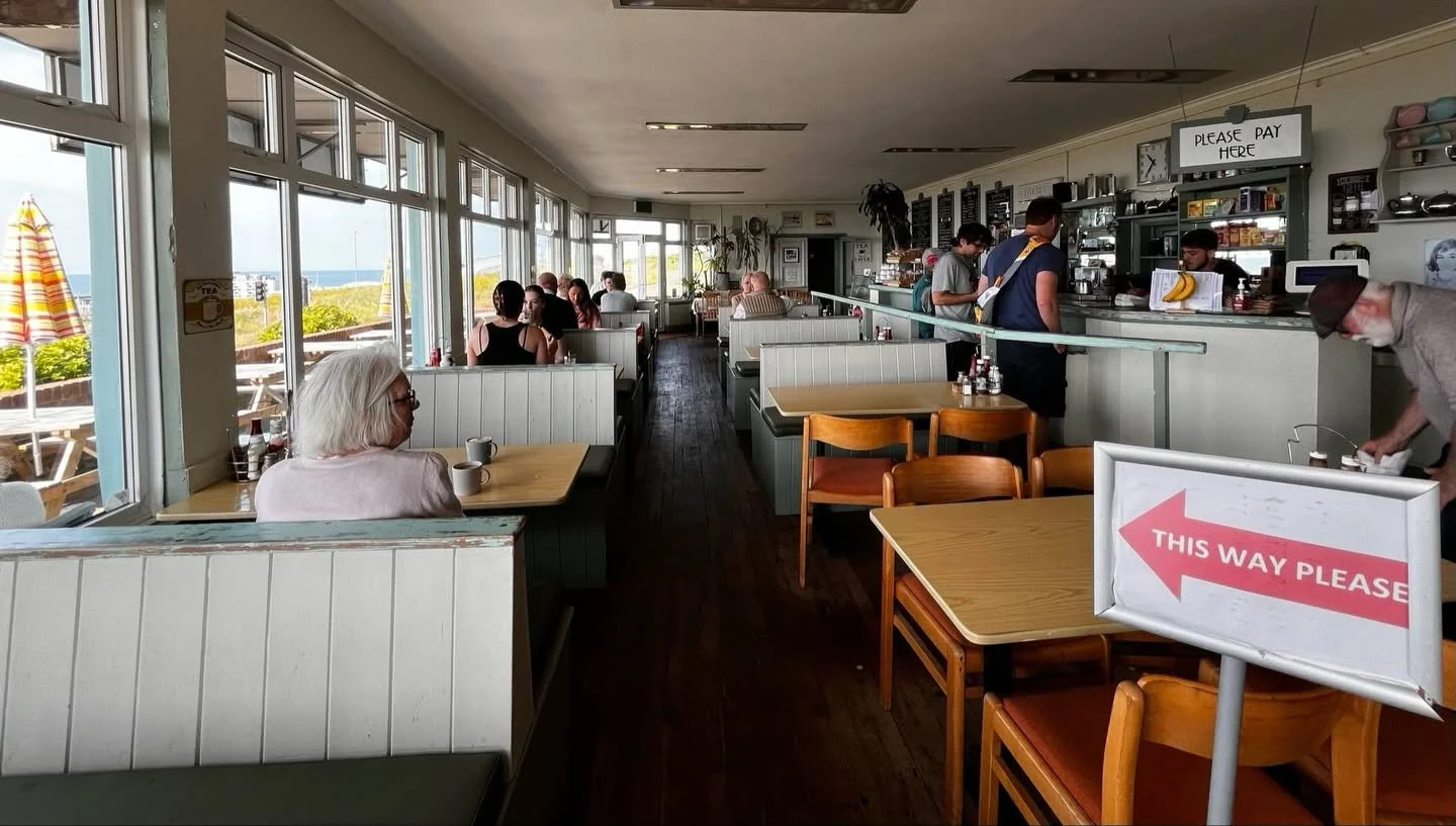 Sea views inside and out