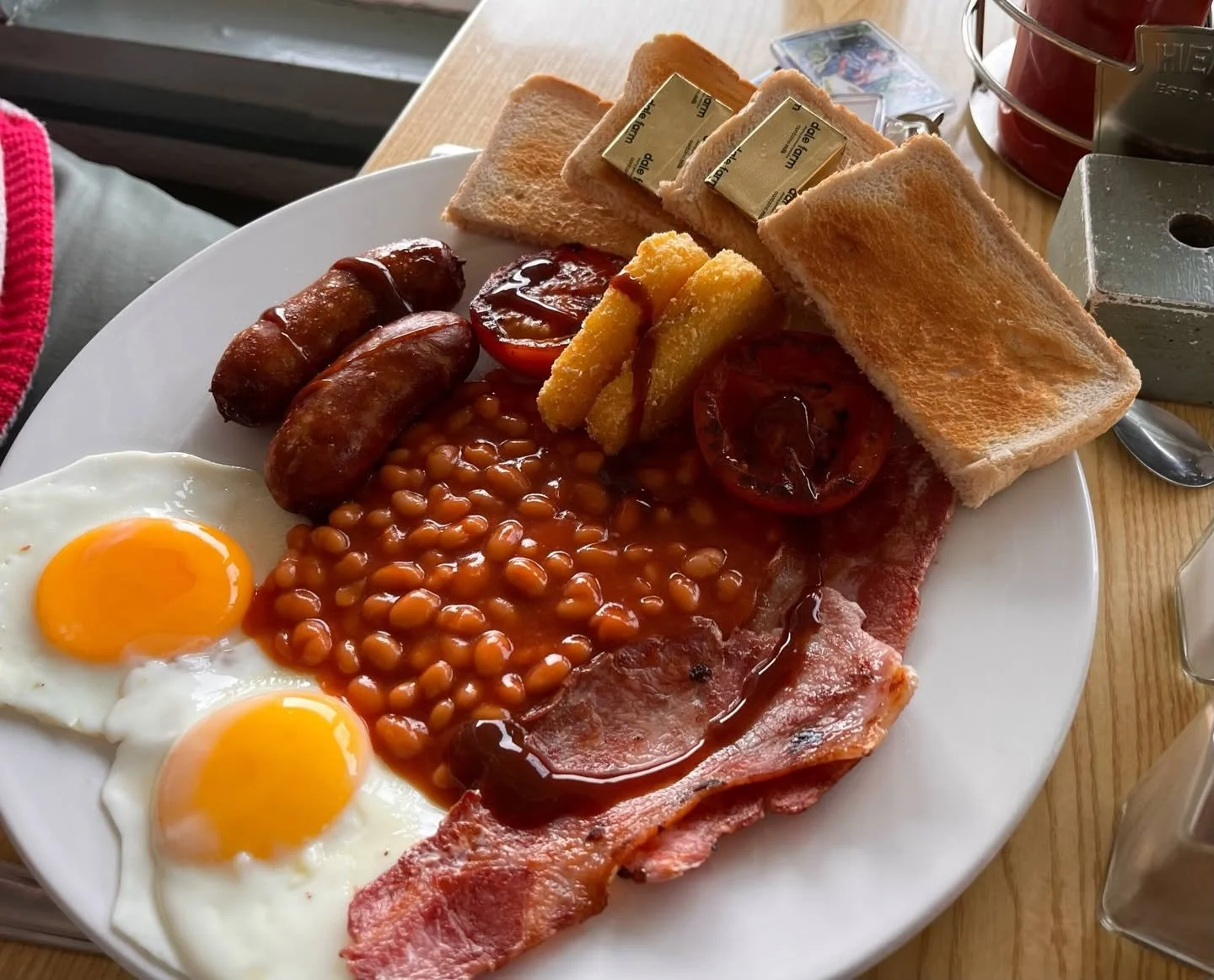 A hearty breakfast
