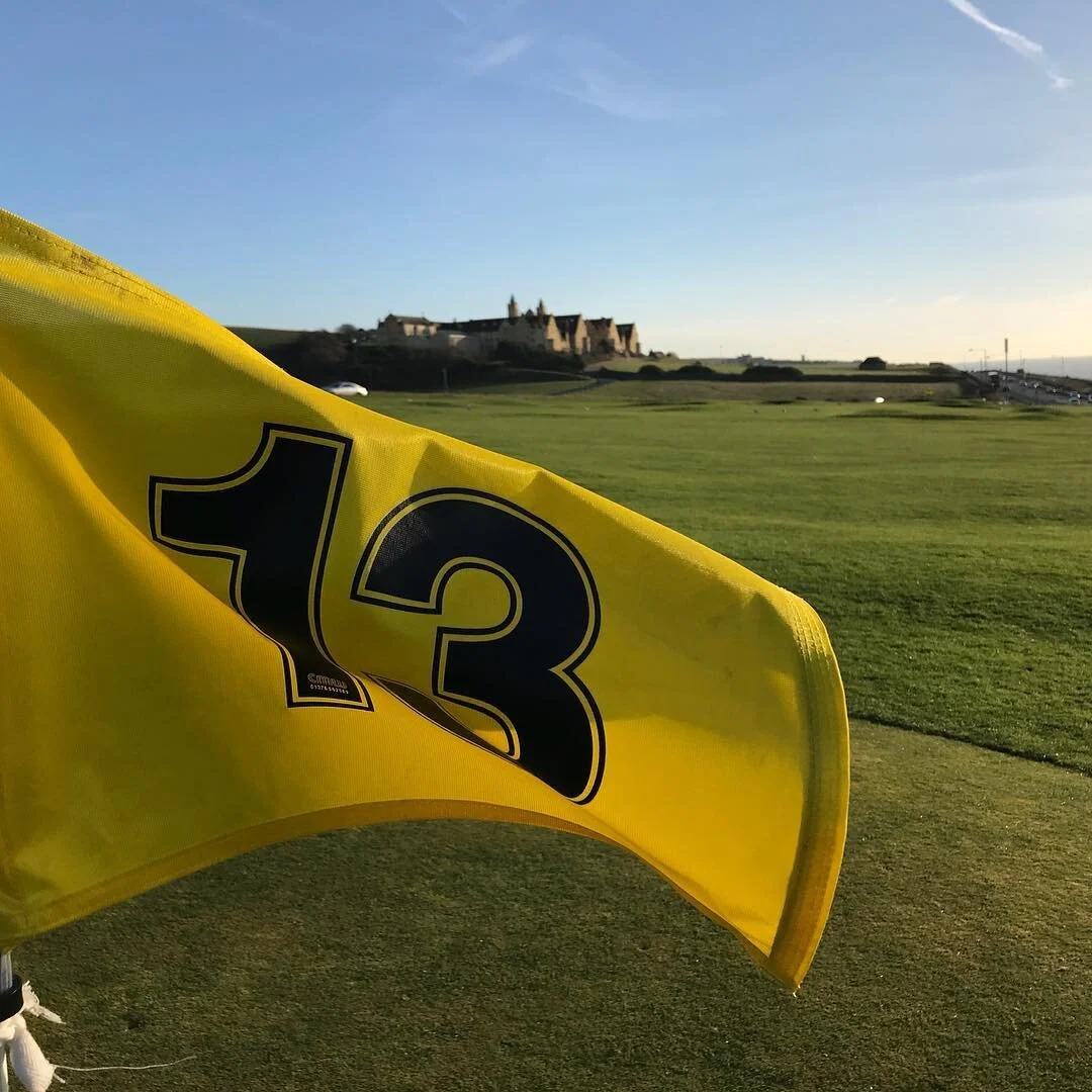 A lucky view at hole 13!