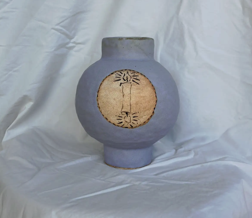 Burning At Both Ends Sphere Vase