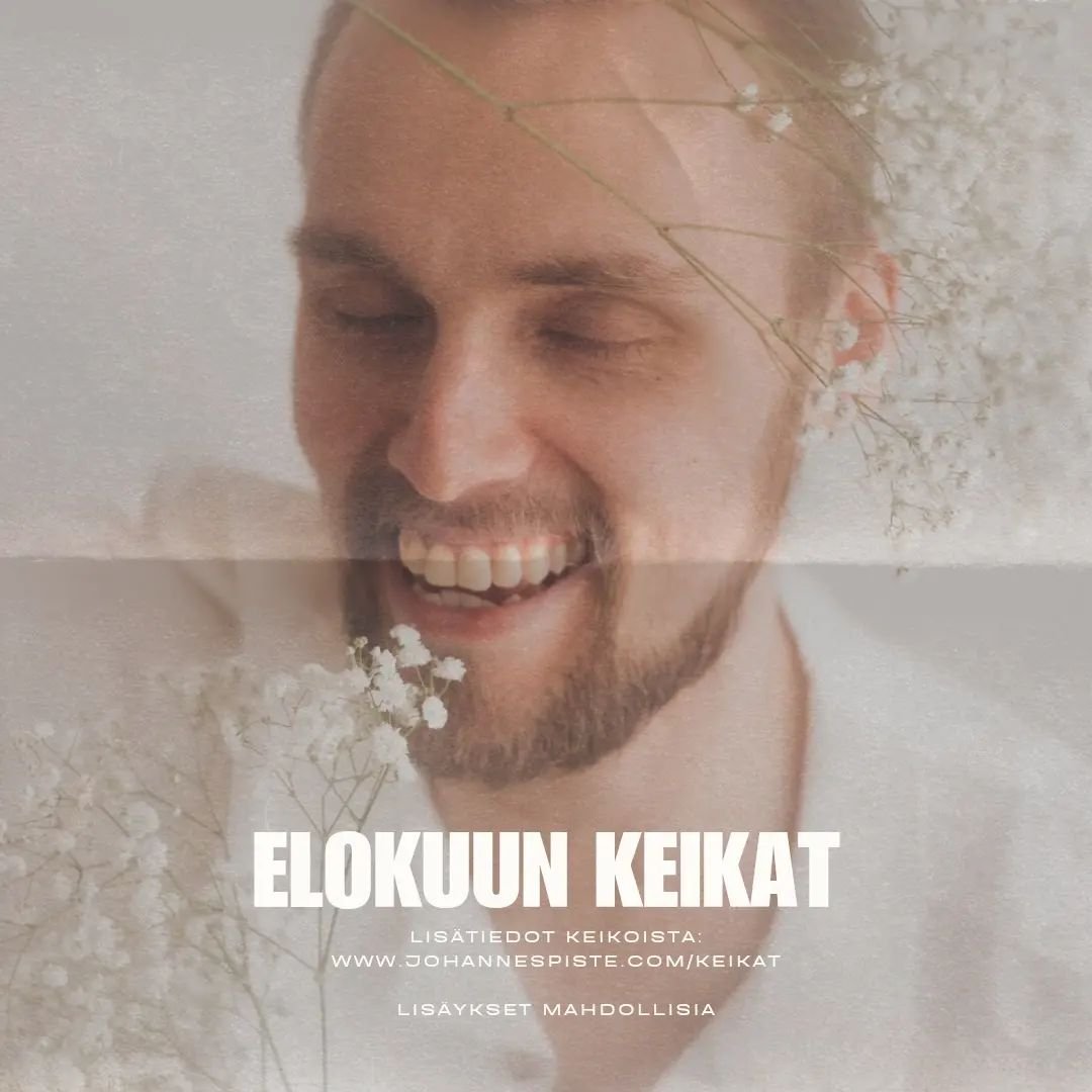 Elokuun keikat, tervetuloa 🌼
.
Lis&auml;tiedot keikoista www.johannespiste.com/keikat
.
📸 @ihana.photography