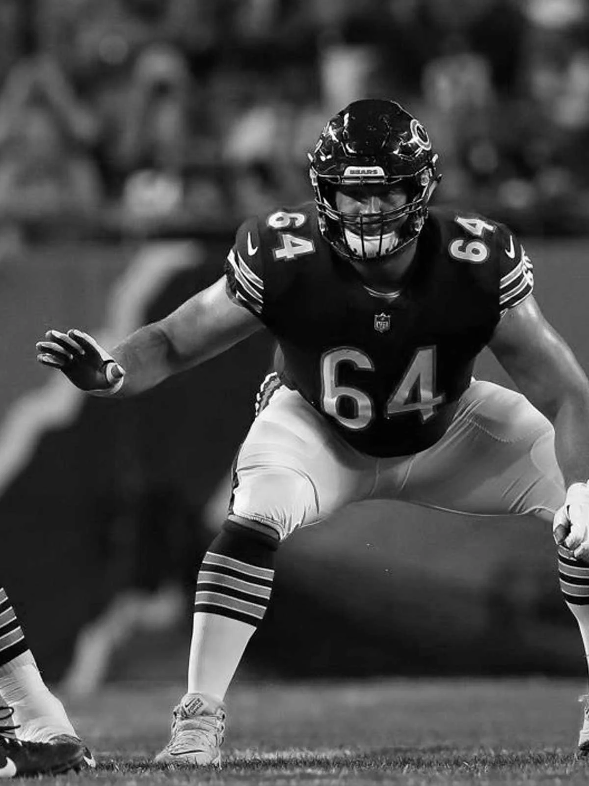 Offensive lineman training