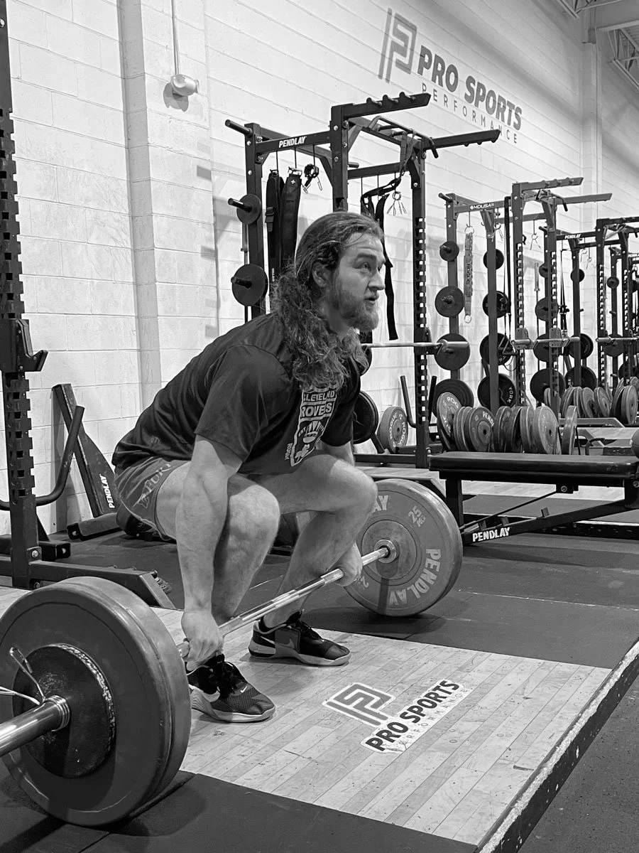 professional athlete training