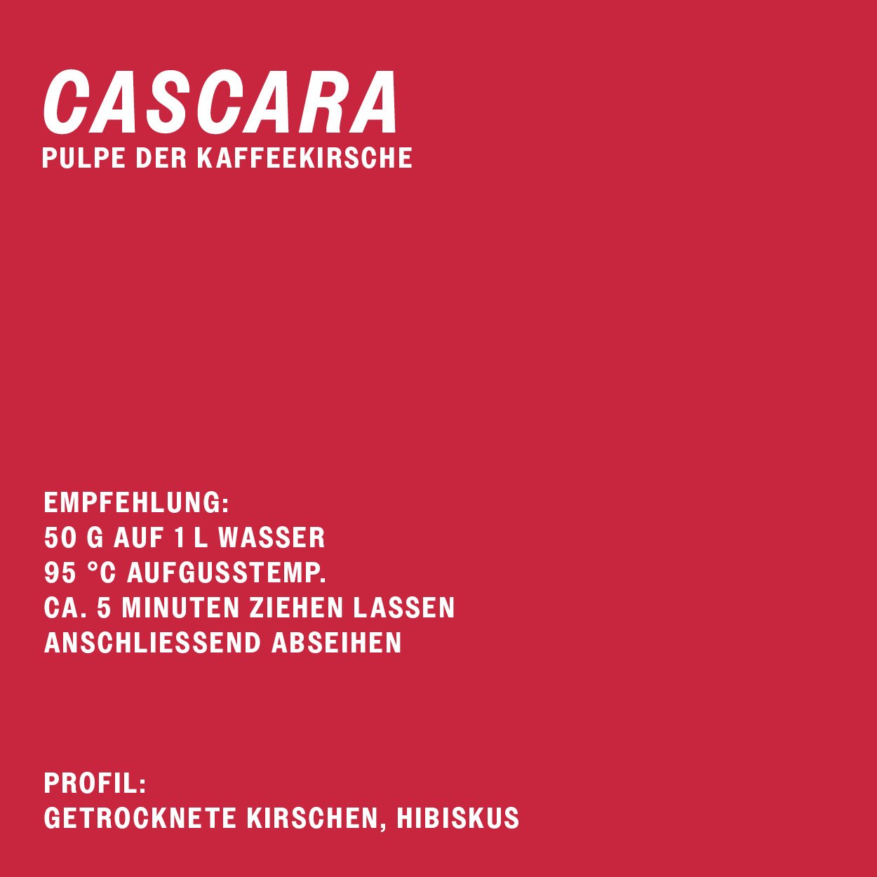 Cascara 750 Gramm