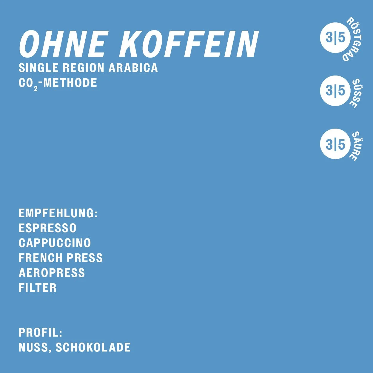 Ohne Koffein