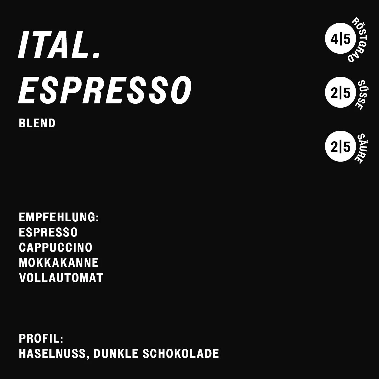 Italienischer Espresso