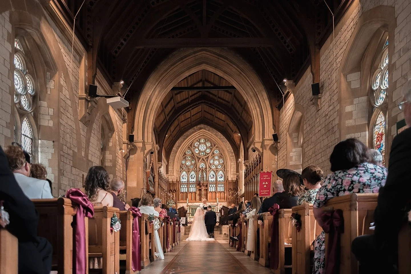 📷 Capturing the timeless moments of love in the sacred walls of a church is truly a privilege as a wedding photographer. ✨ From the hushed whispers of vows to the radiant glow of the couple in the stained glass light, each frame tells a unique story