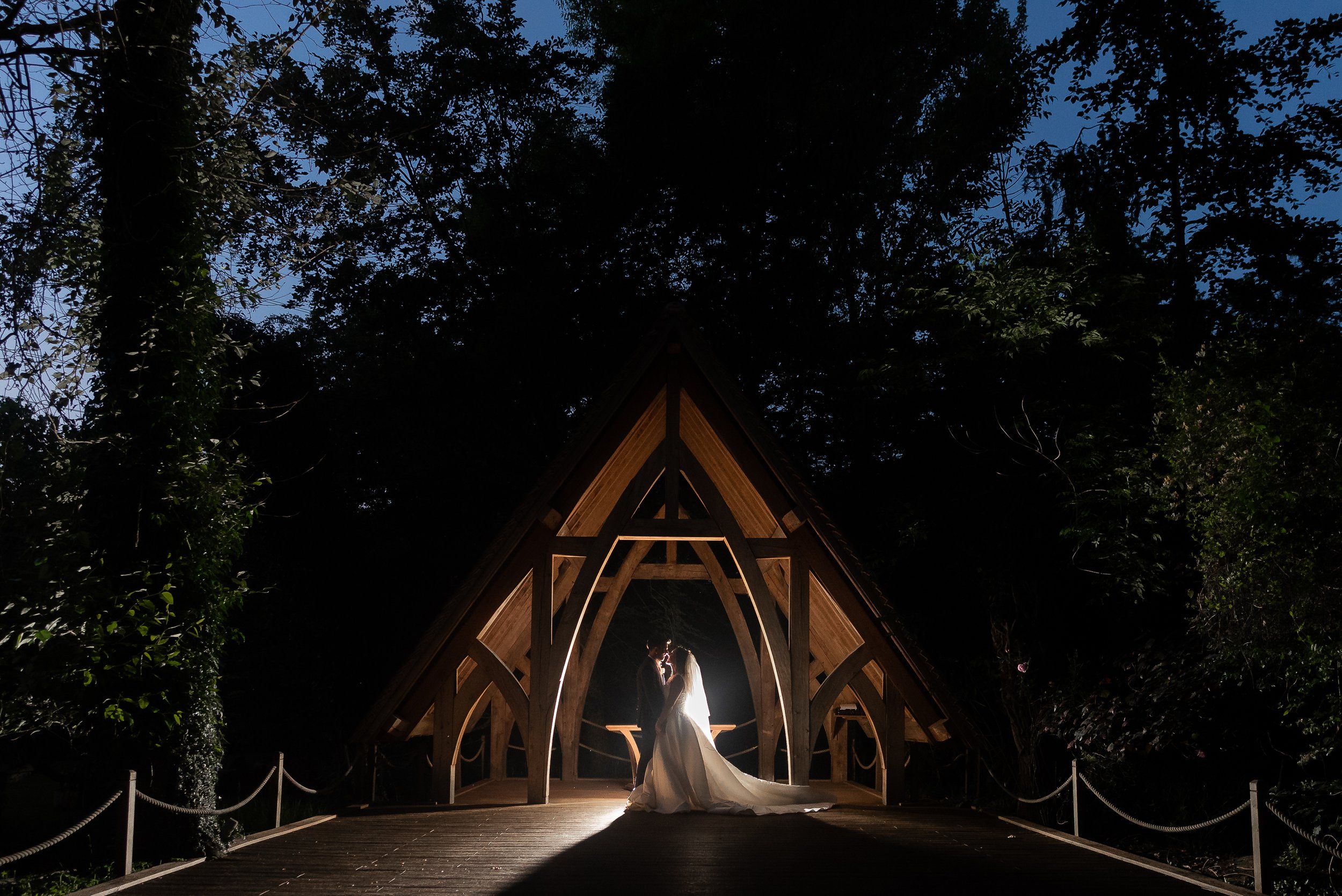 Bride and groom at Rivervale Barn, Yateley | Wedding Photographer in Fleet | Hampshire wedding photographer | Paul Stickland Wedding Photography