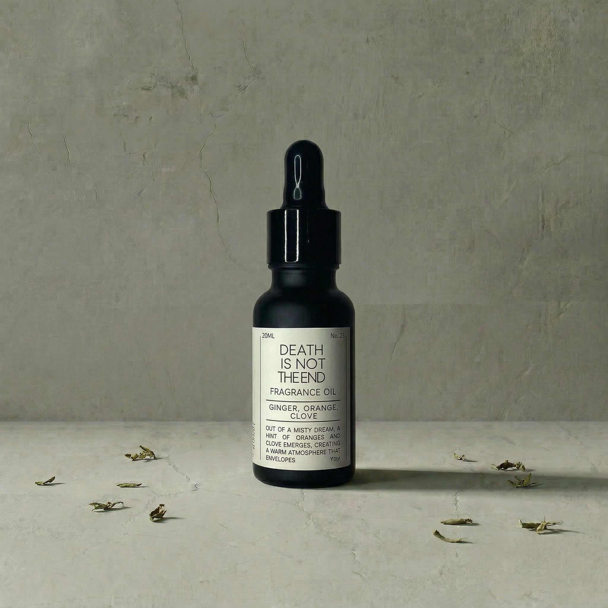 DEATH IS NOT THE END no23 fragrance oil dropper bottle 20 ml