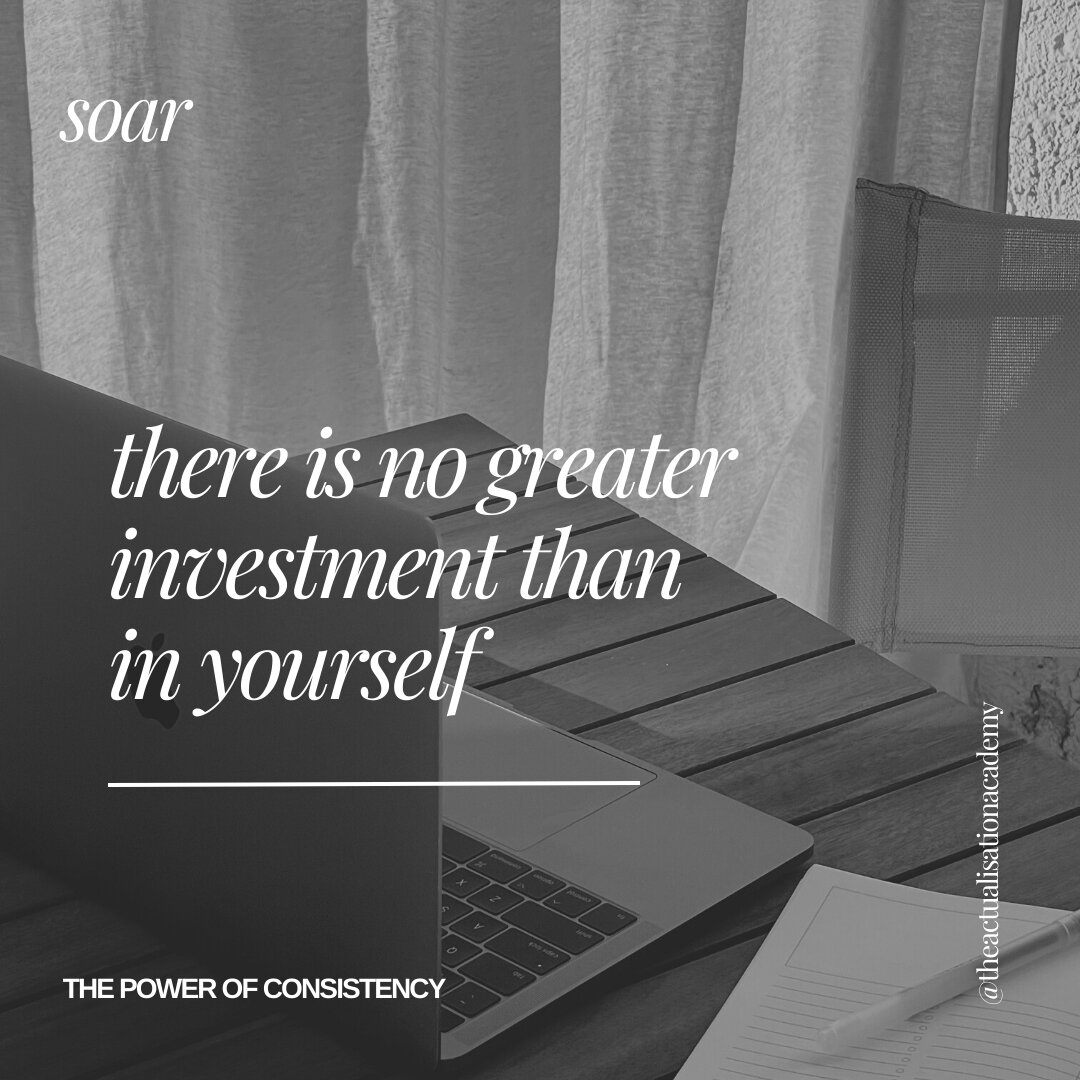 Self-investment is the best investment you can make. ​​​​​​​​​
When you prioritise your personal growth and development, you open up a world of possibilities and opportunities. 

Whether it's learning a new skill, pursuing a passion, or simply taking