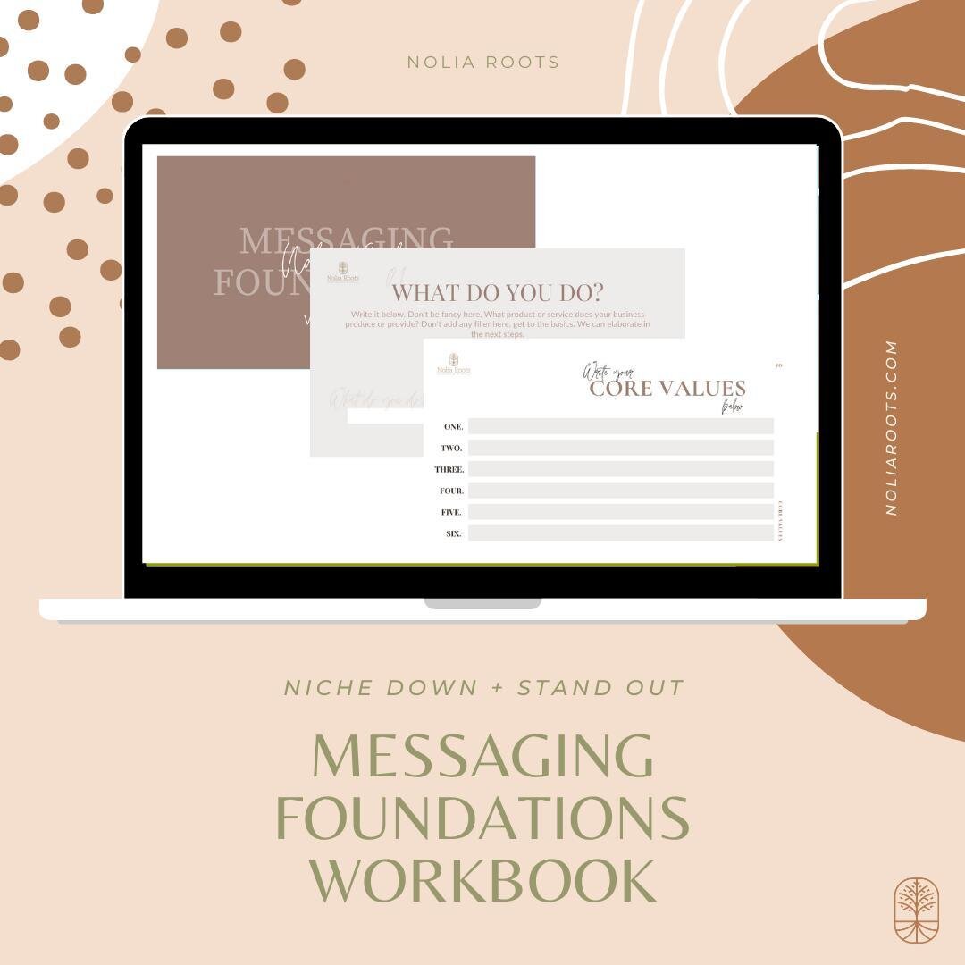 Do you have a clear vision on your brand messaging? Want a preview of how we can help?⬇️⁠
⁠
Click the link in our bio to download your FREE messaging foundations workbook. ⁠
⁠
This workbook allows you to define your own mission, vision, core values, 