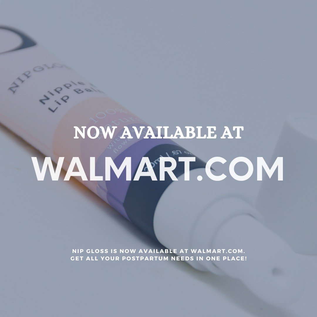 Every postpartum mom has turned to Walmart at some point in those early days and weeks after bringing her baby home.

ICYMI: Nip Gloss is now available at walmart.com so that you can get all your postpartum needs in one place!

#nipplebalm #nipplecre