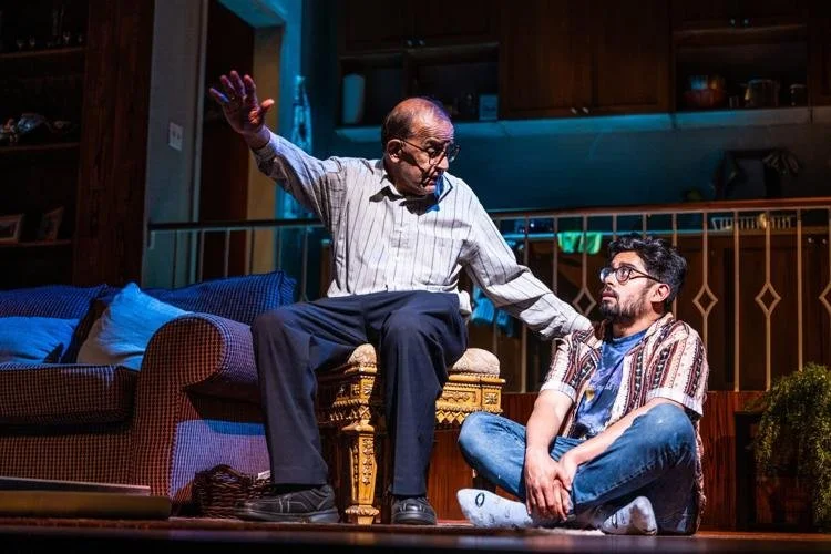 Canadian actors Salim Rahemtulla and Sharjil Rasool in The Wrong Bashir at Crow's Theatre