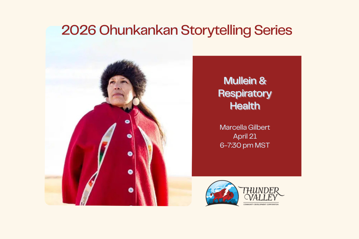 Flyer showing Marcella Gilbert and the time and topic of her upcoming presentation