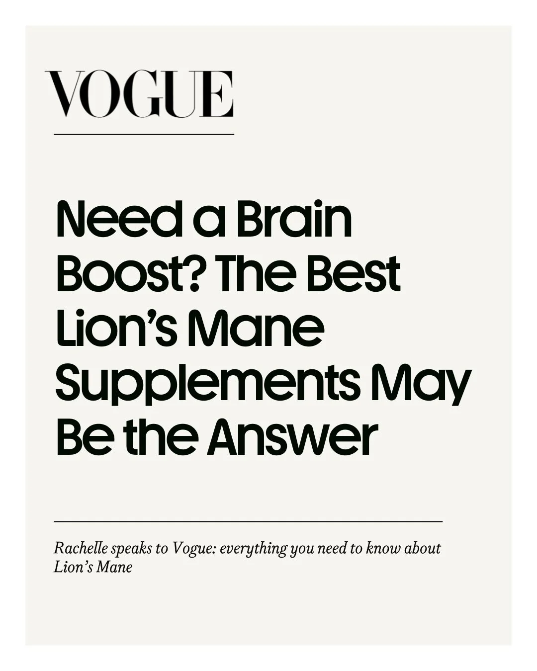 &ldquo;Lion&rsquo;s mane is considered a nervine (an herb for the nervous system) and a nootropic (an herb that improves memory, focus, and concentration),&rdquo; explains herbalist Rachelle Robinett. &ldquo;Functional mushrooms have many benefits fo