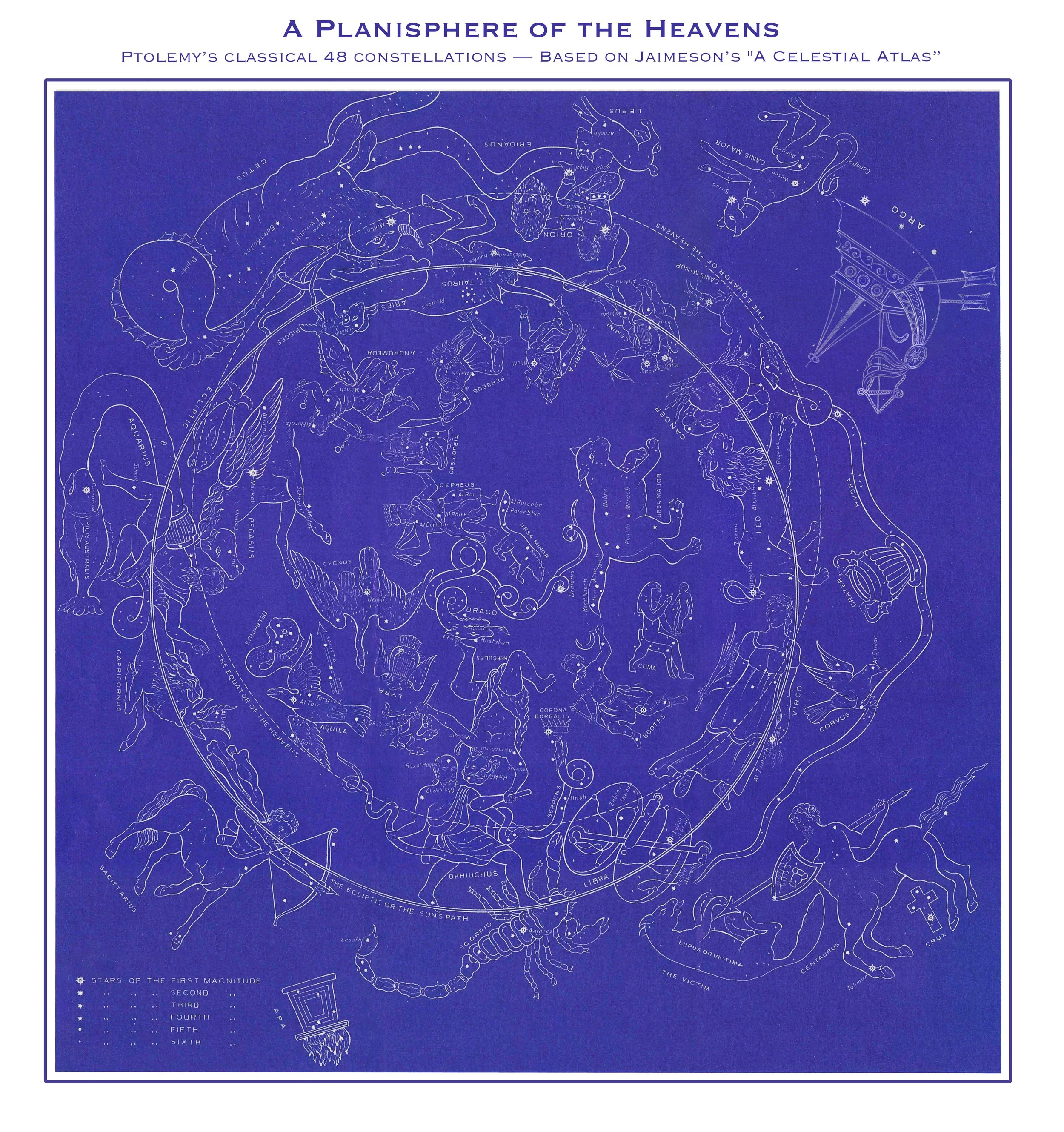Planisphere-of-the-heavens