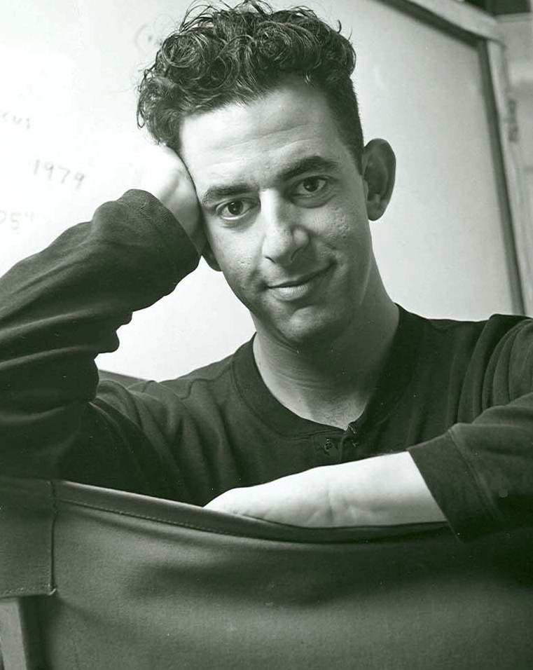 black and white image of playwright Jonathan Larson, author of Rent and Tick Tick Boom.