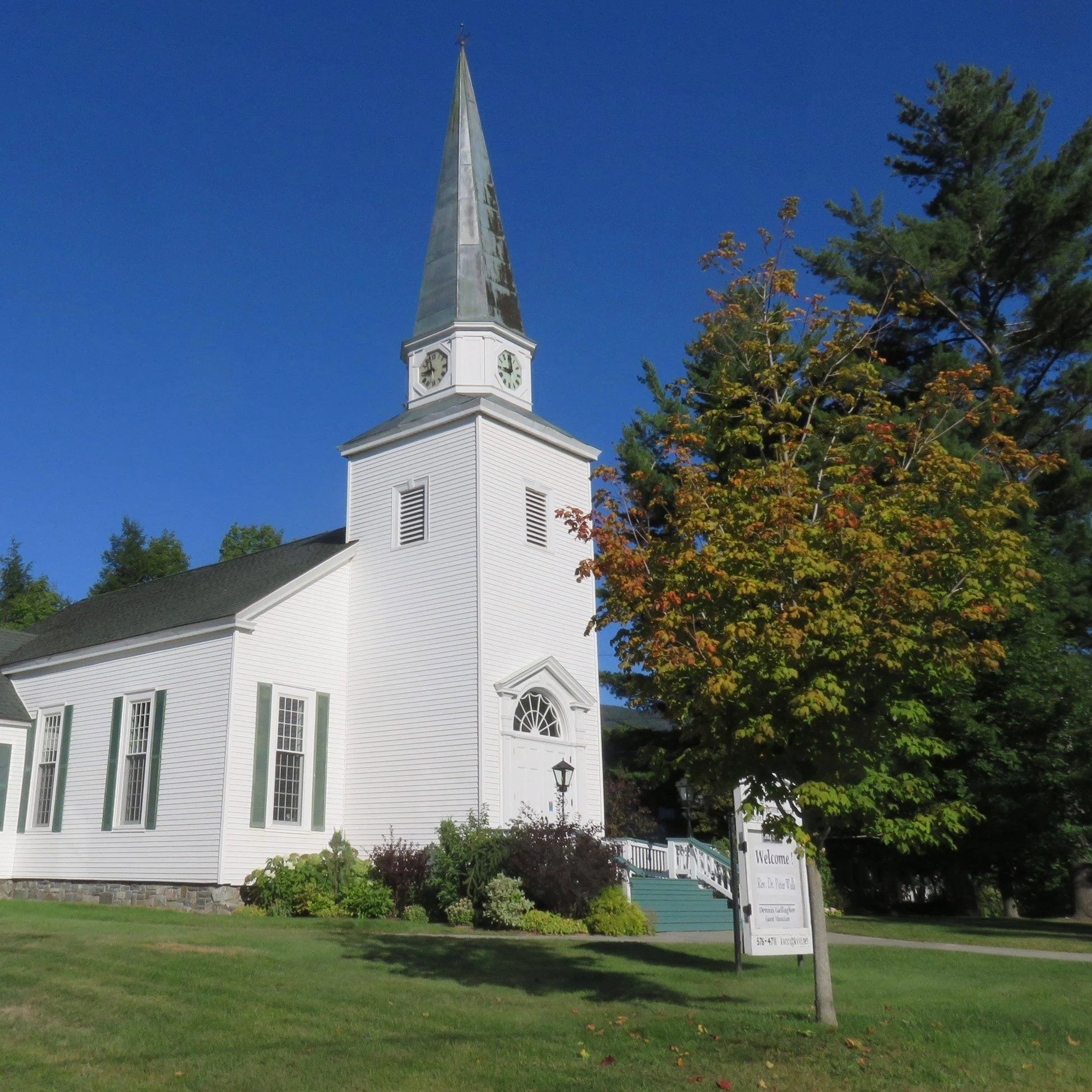 keene valley congregational church in the adirondacks