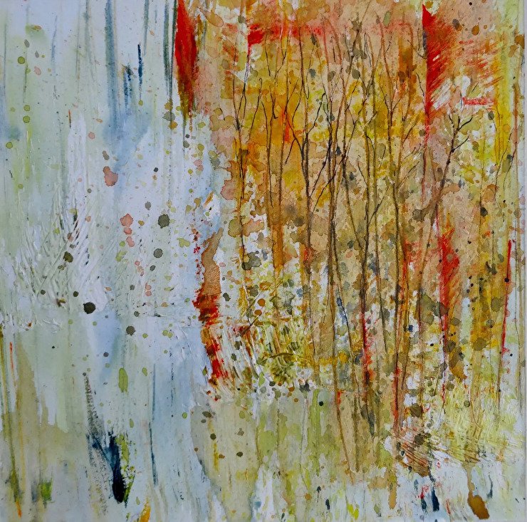 Watercolor, Some endings are found in the beginning, by Marilyn McCabe