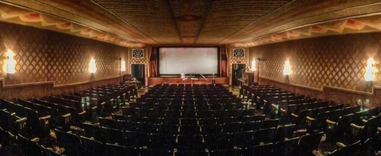 Interior of the historic Strand Theater in Schroon Lake, NY