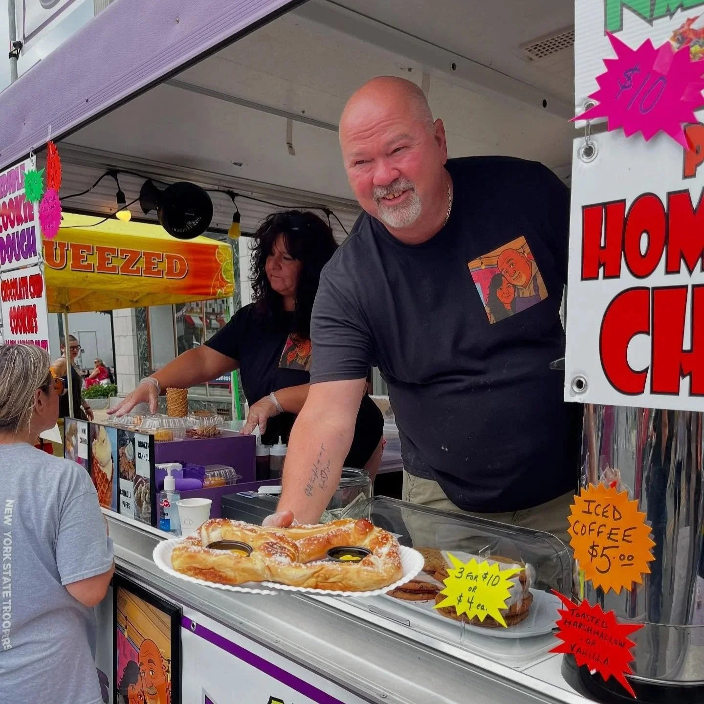 Food vendor at LARAC's Summer Arts Festival.