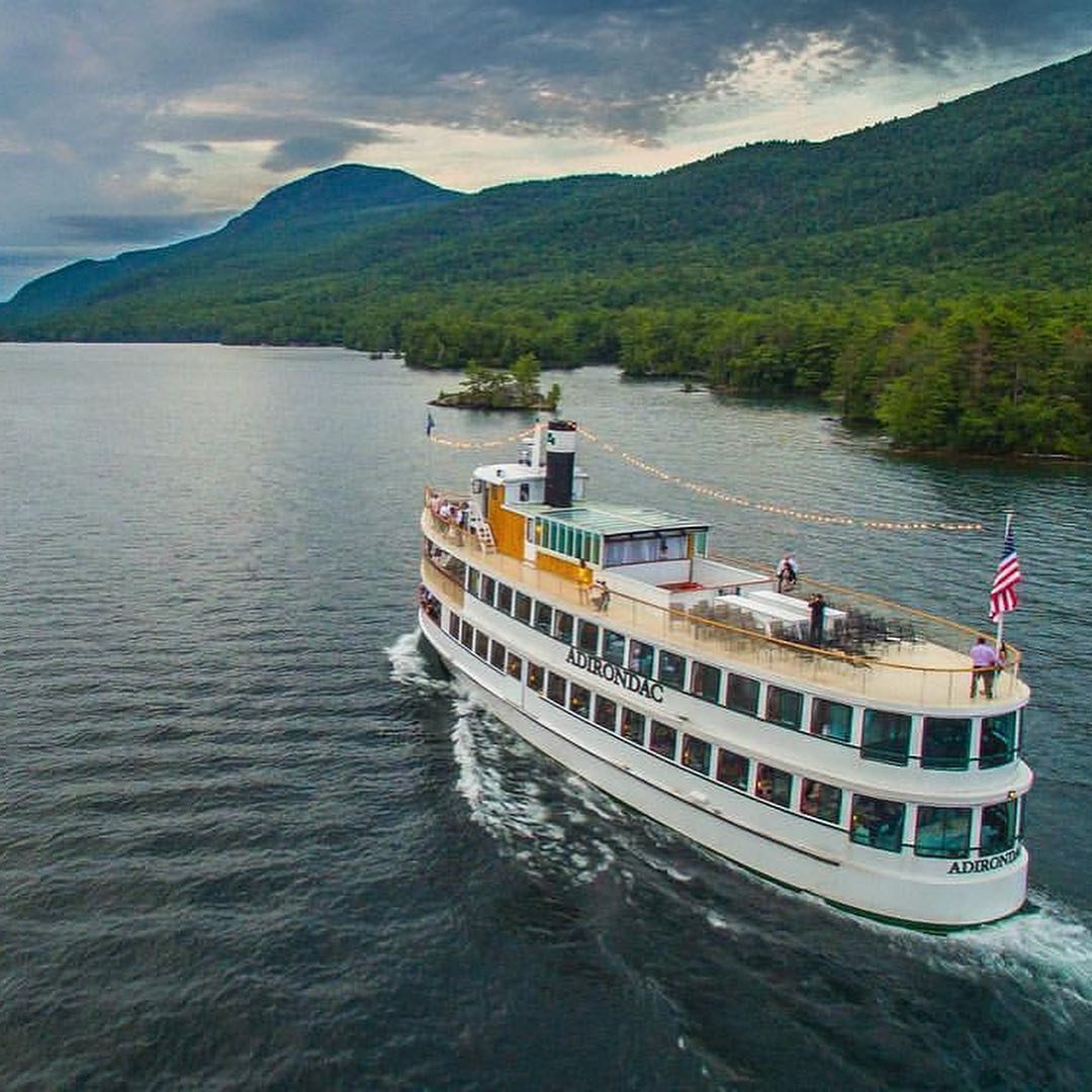 Boating on Lake George.