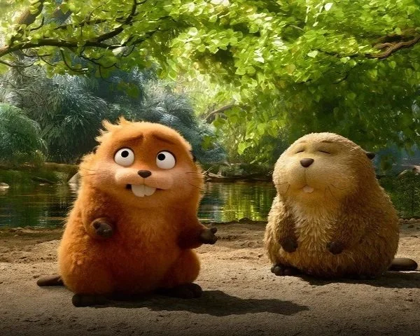 Wilderness animals in Pixar's "Hoppers".