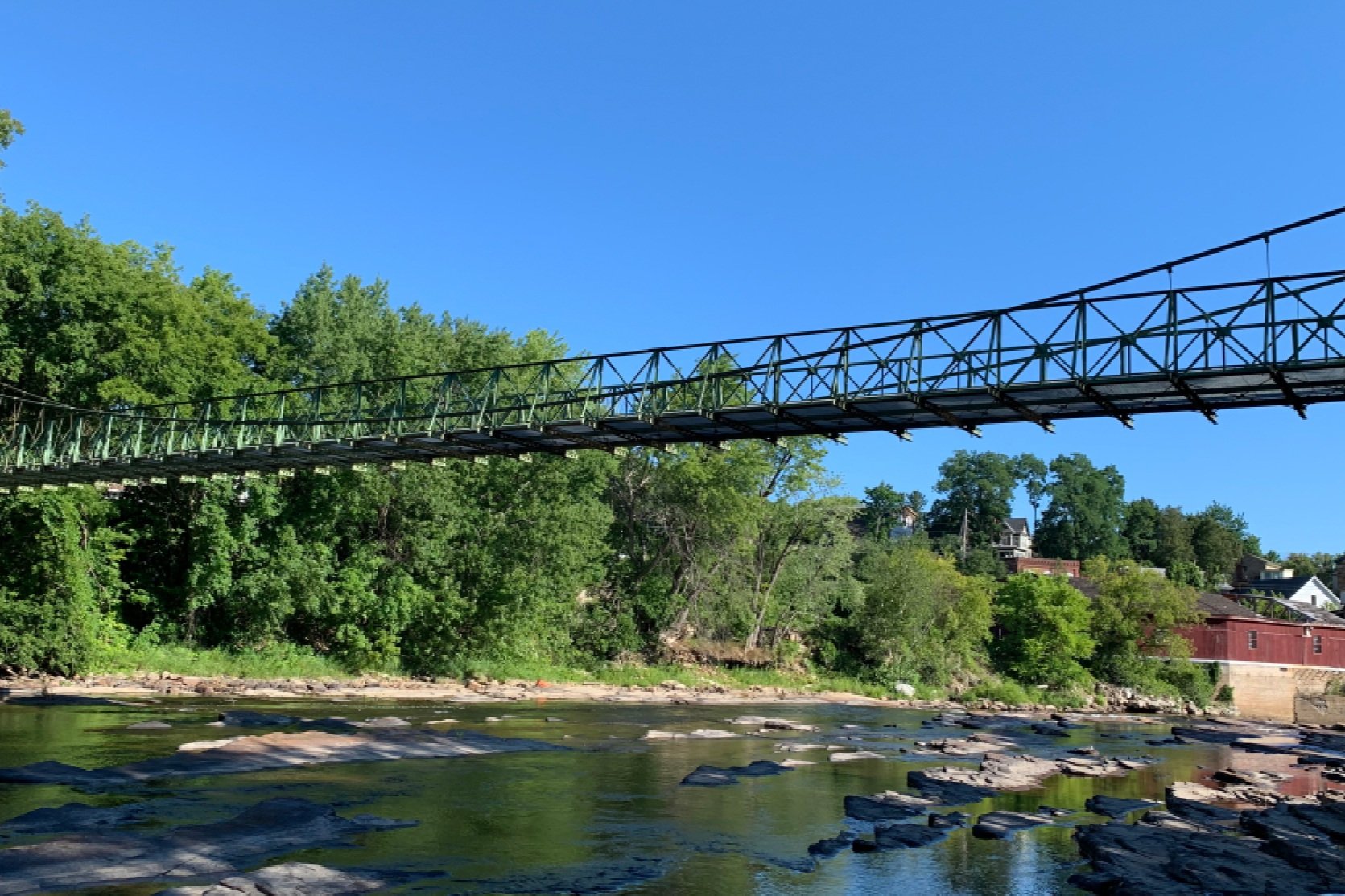 Where in the ADK? Keeseville's Swing Bridge