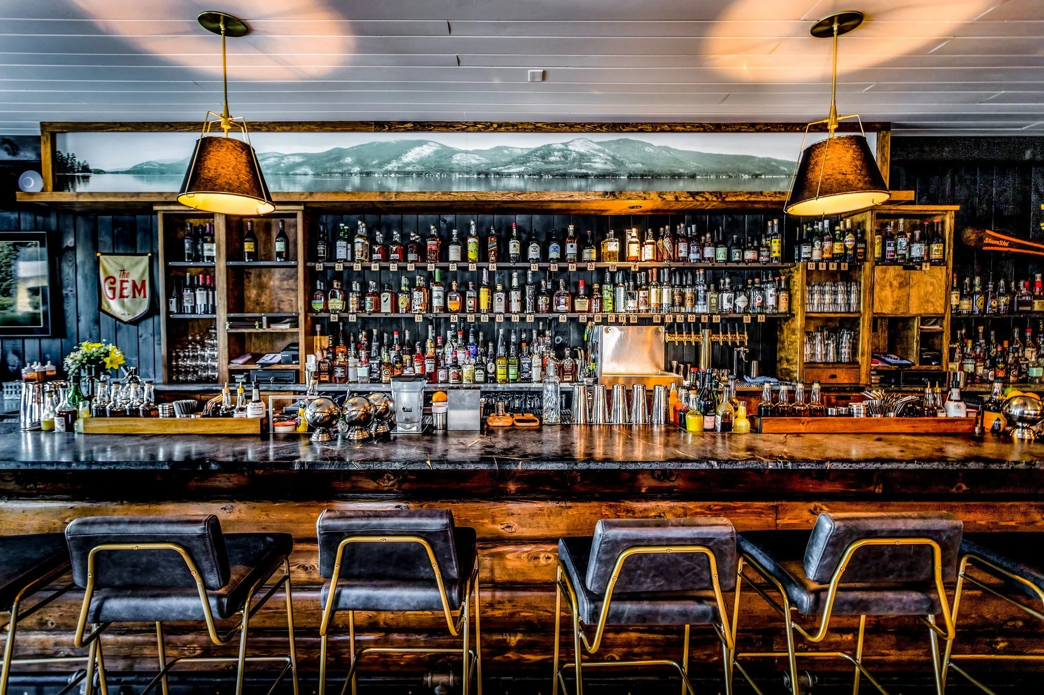 The Gem Bolton Landing Cocktails and BBQ Adirondacks