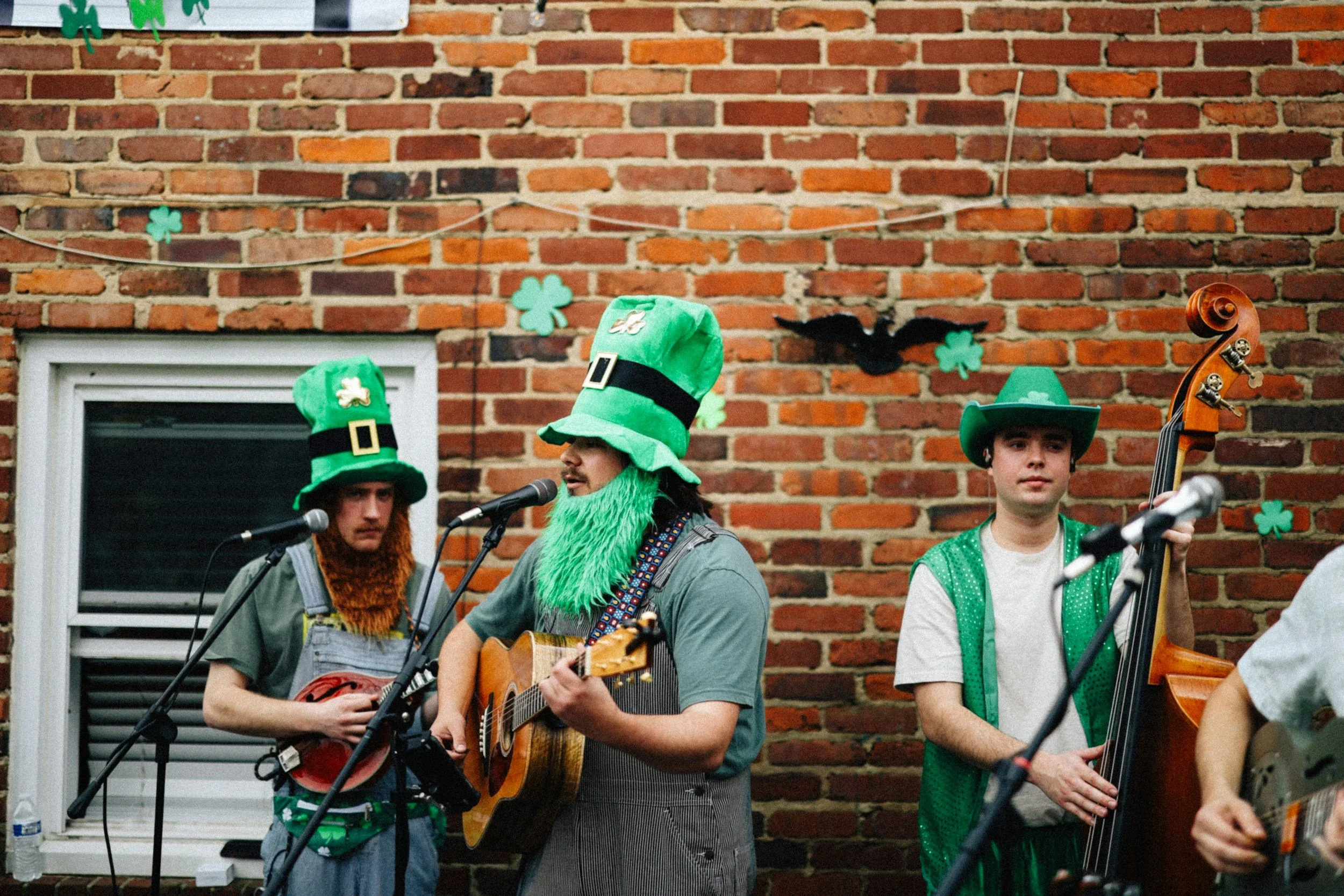 Celtic Karaoke accompanied by a live band in Saranac Lake.
