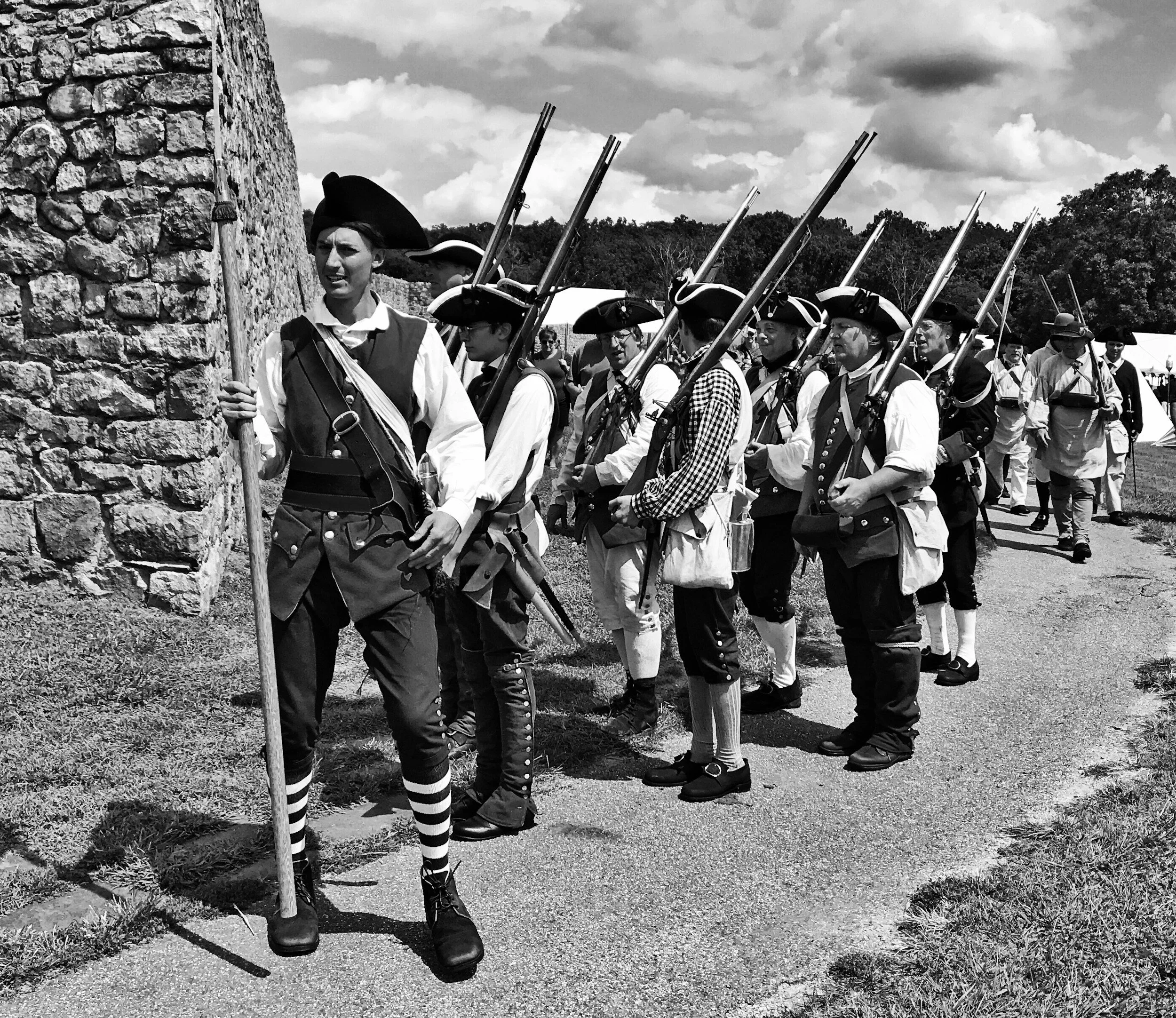 Fort William Henry during colonial times.