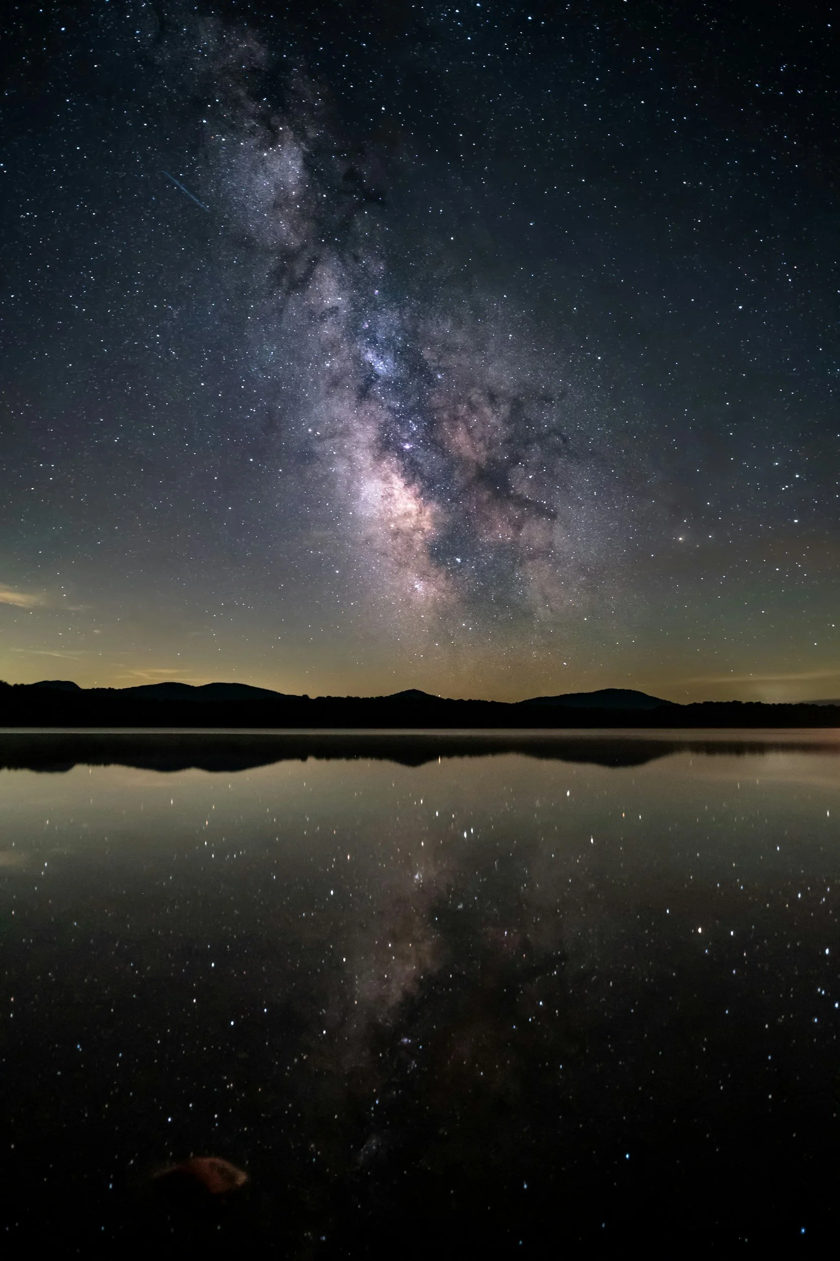 Night sky over Indian Lake.
