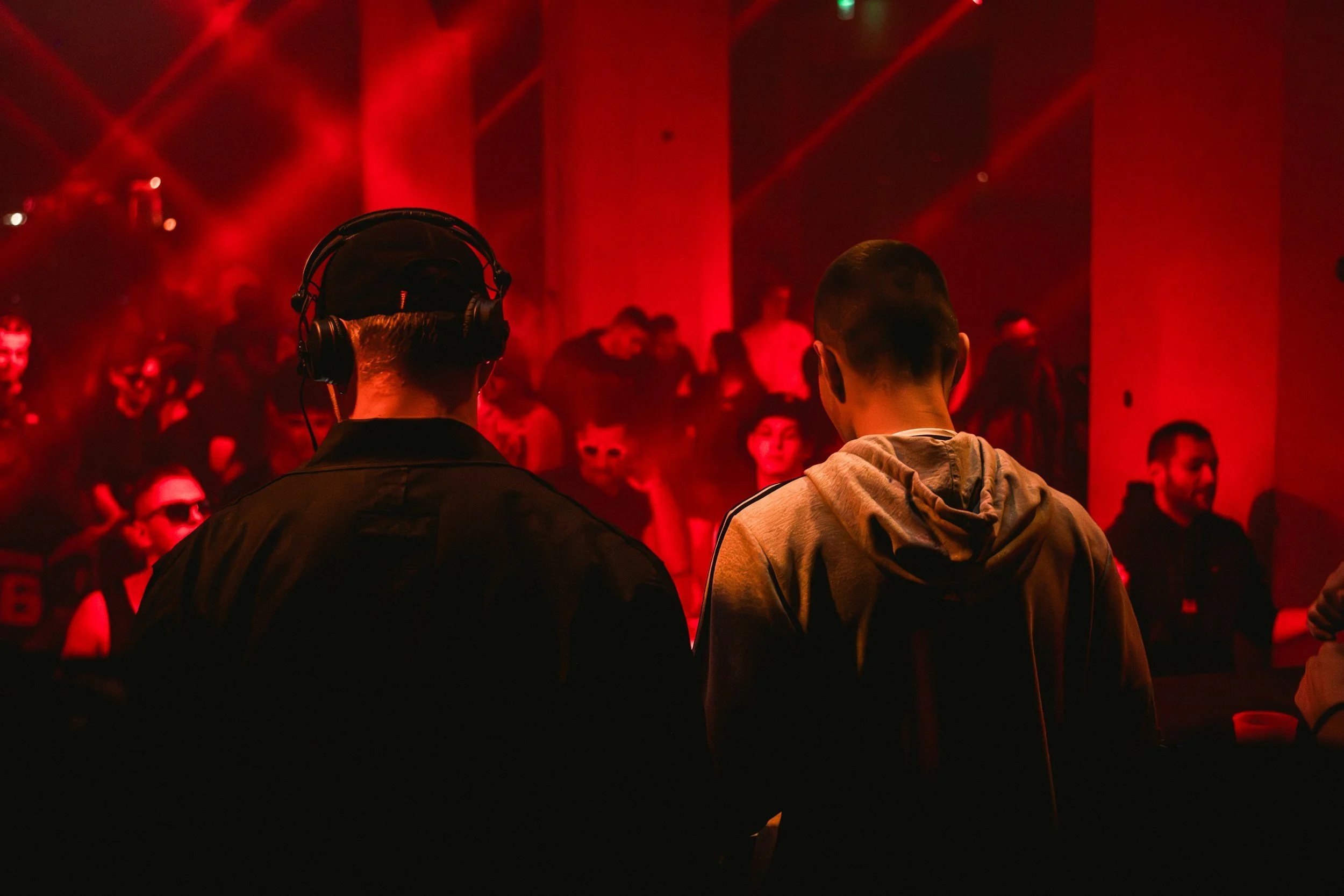 DJs play electronic dance music in Lake George.