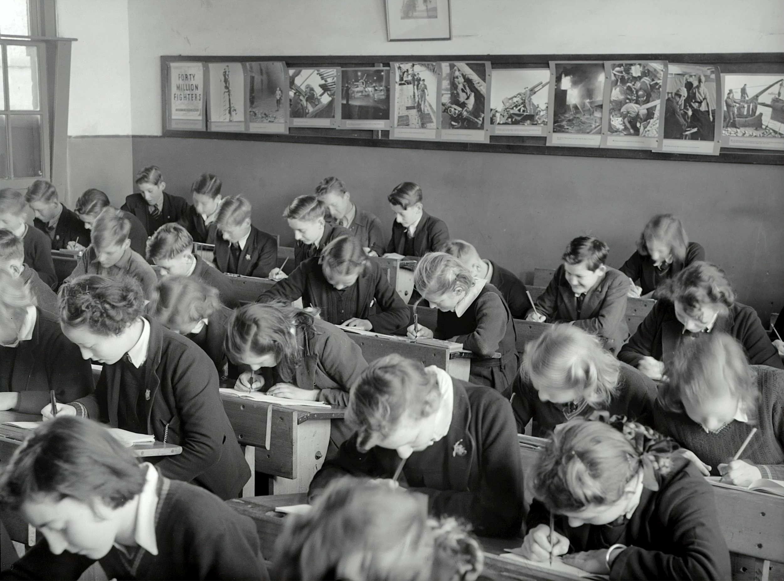 Students at a catholic school