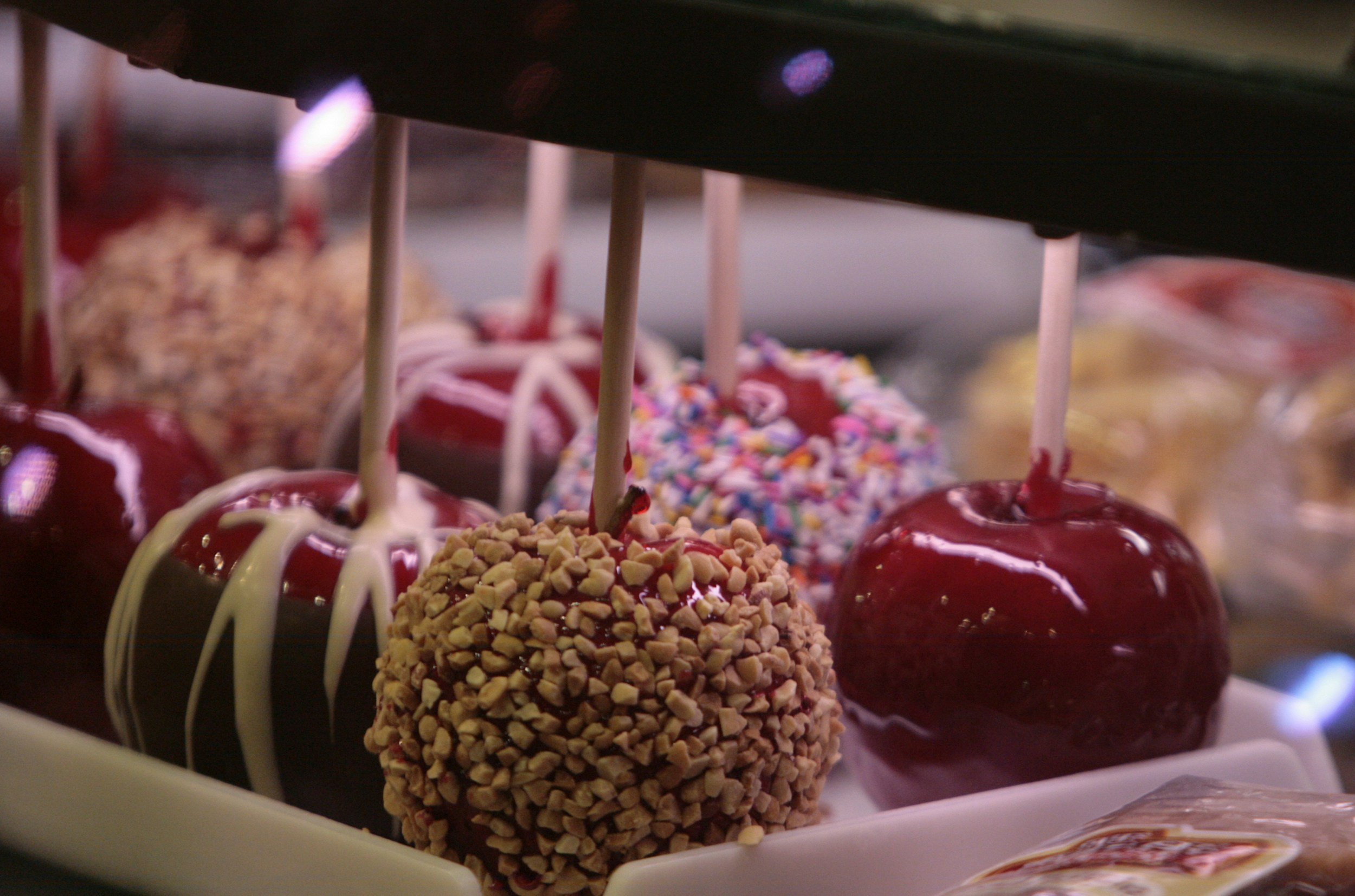 Candy apples at the Franklin County Fair