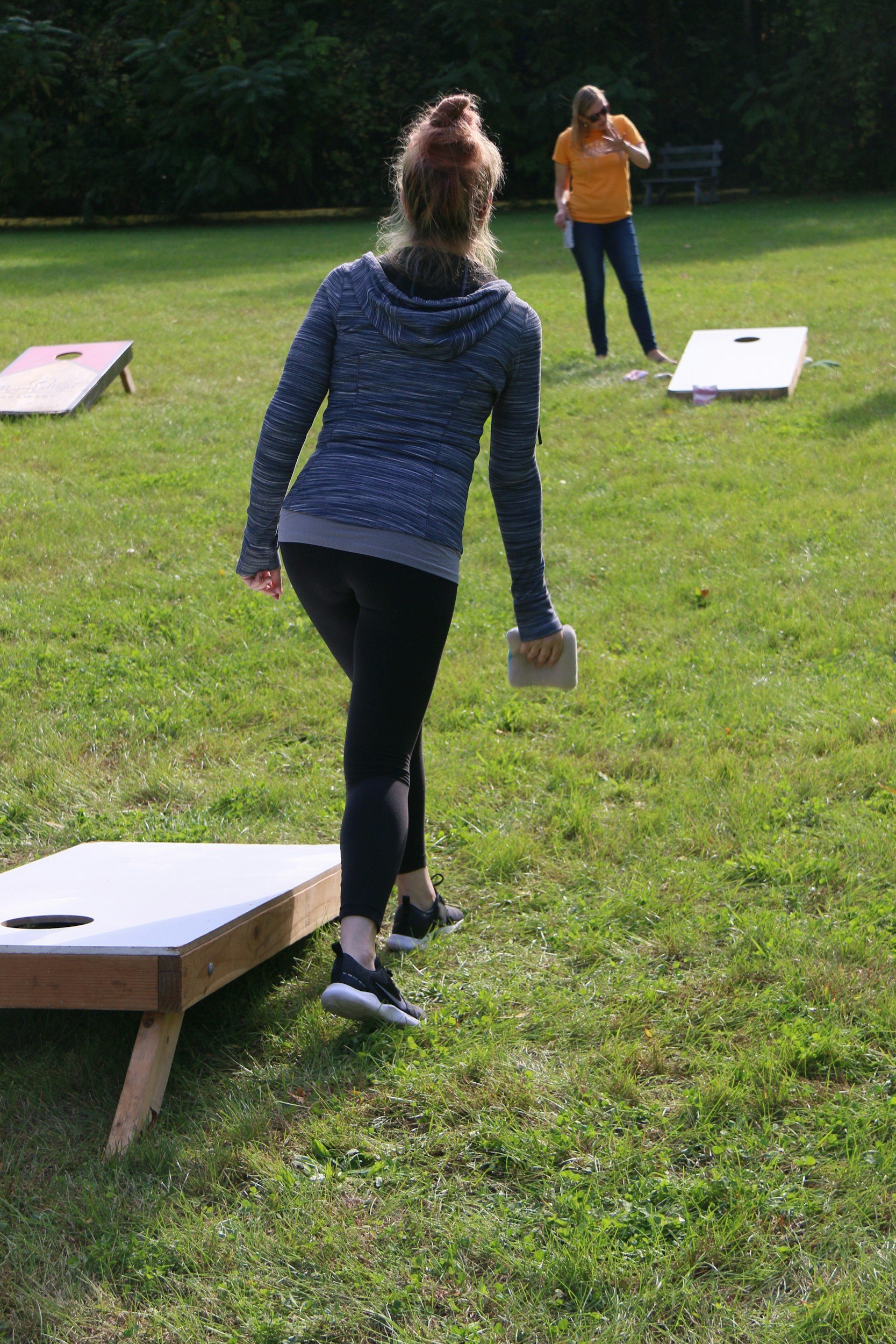 corn hole tournament at north creek ski bowl.