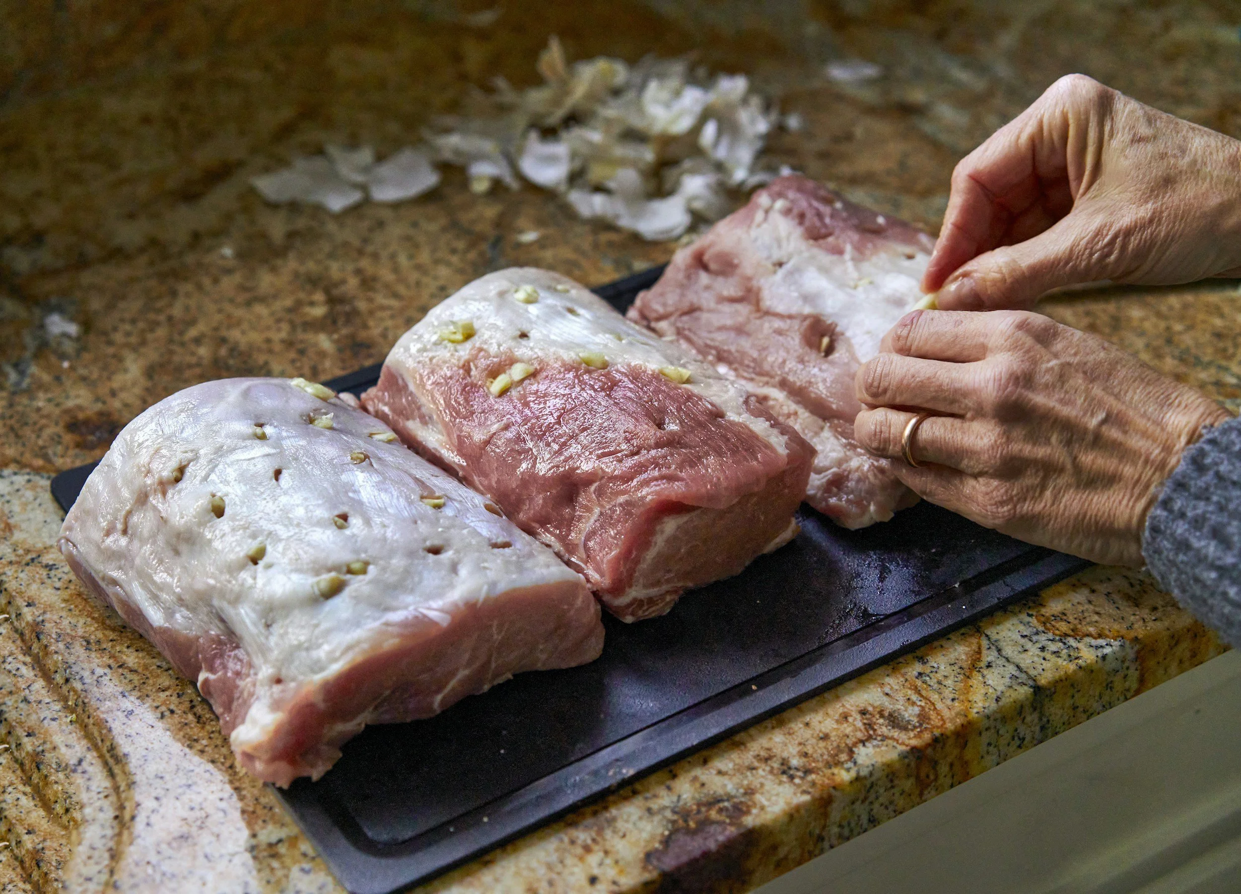 garlic lamb chops